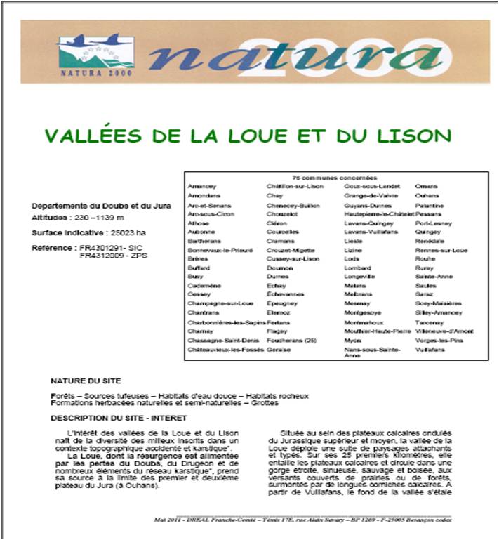 cliquez pour voir la fiche de synthèse du site